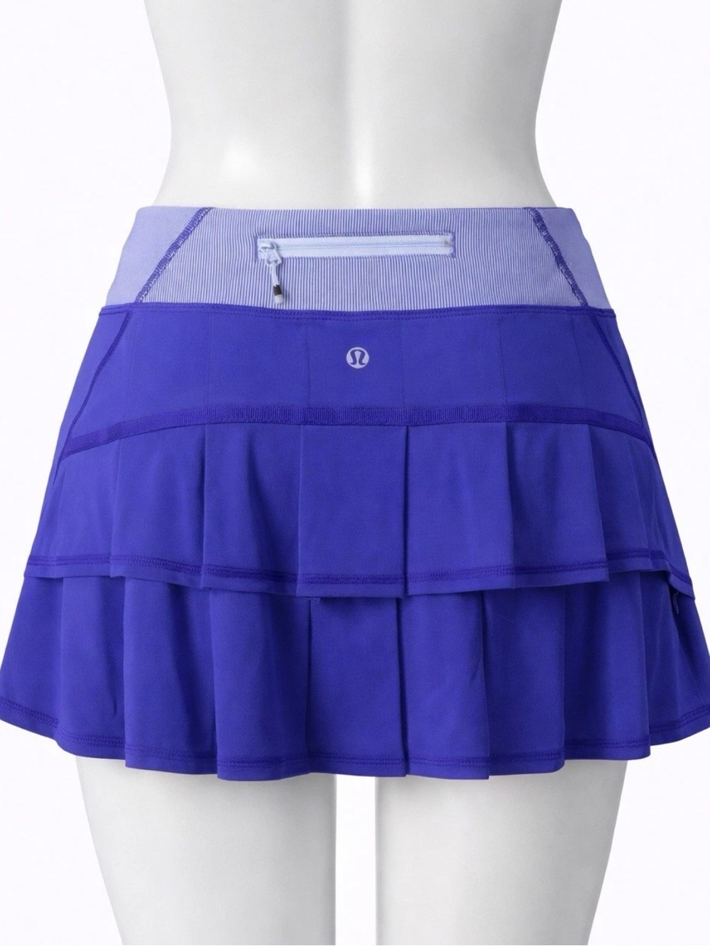 Lululemon Run Pace Setter Skirt in Bruised Berry / Wee Stripe size 10 - Picture 3 of 13